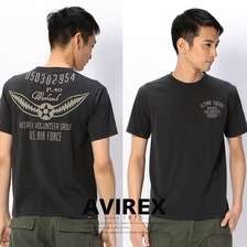 AVIREX CREW NECK T-SHIRT A.V.G. 6173368画像
