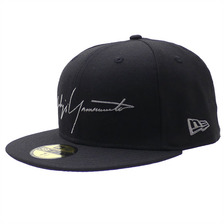 B Yohji Yamamoto &times; NEW ERA SIGNATURE 59FIFTY CAP BLACK画像