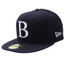 B Yohji Yamamoto &times; NEW ERA B LOGO 59FIFTY CAP NAVY画像