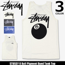 STUSSY 8 Ball Pigment Dyed Tank Top 1934030画像