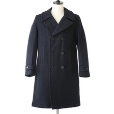 FIDELITY 24oz LONG PEA COAT satin lining anchor button FD17FO-03画像
