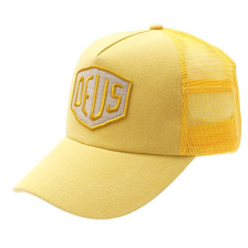 Deus Ex Machina FOXTROT SHIELD TRUCKER CAP YELLOW画像