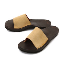 JUTTA NEUMANN SIMONE- ROUND TOE CAMEL SUEDE画像