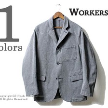 Workers Lounge Jacket, Grey Heavy OX画像