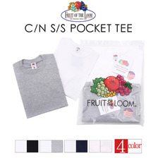 Fruit of the Loom CREW NECK S/S 2PAC POCKET TEE 722-503PK画像