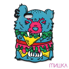 MISHKA BURGER SILICONE iPhone Case iPhone Case EX17001T画像