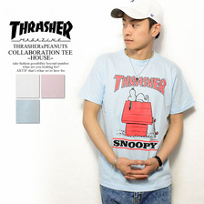 THRASHER × PEANUTS COLLABORATION TEE -HOUSE- THPN-SST003画像