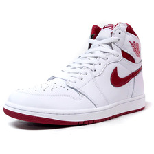 NIKE AIR JORDAN I RETRO HIGH OG "METALLIC RED" "MICHAEL JORDAN" "LIMITED EDITION for JORDAN BRAND" WHT/RED 555088-103画像