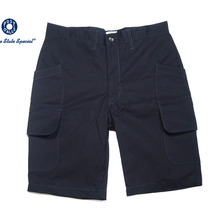 POST OVERALLS #2322 MID WEIGHT POPLIN DEE'S SHORTS/navy画像