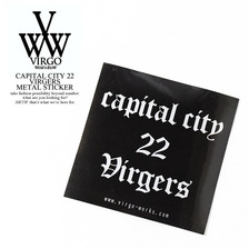 VIRGO CAPITAL CITY 22 VIRGERS METAL STICKER VG-GD-479A画像