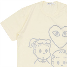 COMME des GARCONS &times; Osamu Harada キャラクター&ハート Tee画像