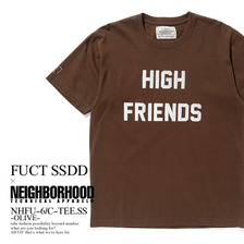NEIGHBORHOOD &times; FUCT SSDD NHFU-6 / C-TEE . SS -OLIVE- 162PCFUN-ST06O画像