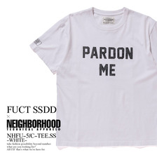 NEIGHBORHOOD &times; FUCT SSDD NHFU-5 / C-TEE . SS -WHITE- 162PCFUN-ST05W画像
