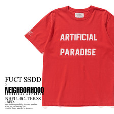 NEIGHBORHOOD &times; FUCT SSDD NHFU-4 / C-TEE . SS -RED- 162PCFUN-ST04SR画像