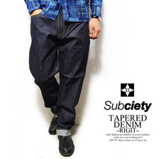 Subciety TAPERED DENIM -RIGIT- 102-01040A画像