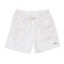RHC Ron Herman &times; STANDARD CALIFORNIA Checker Shorts WHITExWHITE画像