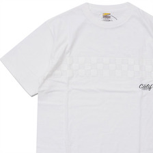 RHC RHC Ron Herman &times; STANDARD CALIFORNIA Checker Line Tee WHITExWHITE画像
