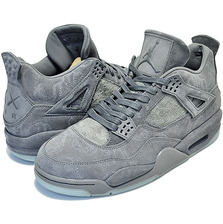 NIKE AIR JORDAN 4 RETRO KAWS cool grey/white 930155-003画像