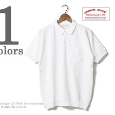 comm. arch. By JOE MC KNITTED POLO IN MOSS STITCH画像