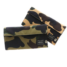 A BATHING APE PORTER 1ST CAMO LONG WALLET 1D33-182-906画像