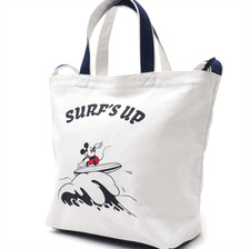 SPECIAL PRODUCT DESIGN SURF MICKEY TOTE BAG (SURF'S UP) WHITE画像