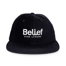 BELIEF CONNECT 6-PANEL BLACK BLNYC004画像