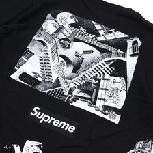 Supreme &times; M.C.Escher Collage Tee BLACK画像