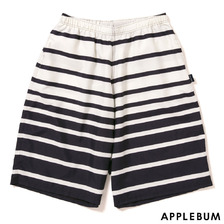 APPLEBUM Gradation Border Basketball Pants WHITExNAVY画像