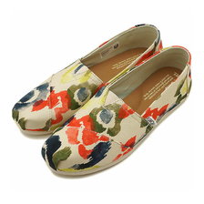 TOMS WOMENS SEASONAL CLASSICS T.Watercolor Floral 10009761画像