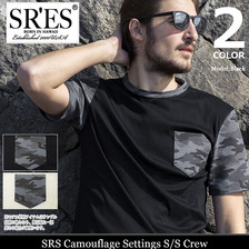 PROJECT SR'ES Camouflage Settings S/S Crew KNT01298画像