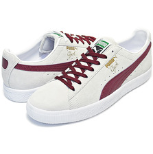 PUMA CLYDE PREMIUM p.white/cabernet 362632-05画像