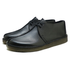 Clarks DESERT TREK BLACK LEATHER 111433画像