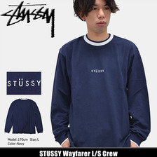STUSSY Wayfarer L/S Crew 114974画像