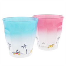SPECIAL PRODUCT DESIGN &times; DURALEX SURF MICKEY GLASS SET BLUE&RED画像