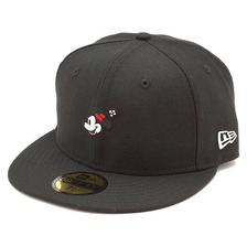 NEW ERA 59FIFTY DISNEY MINNIE MINILOGO CAP BLACK/SNOW WHITE 11458991画像