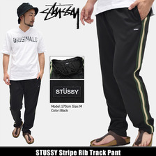 STUSSY Stripe Rib Track Pant 116312画像