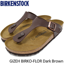 BIRKENSTOCK GIZEH BIRKO-FLOR Dark Brown GC043961画像
