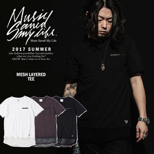 M.S.M.L. MESH LAYERED TEE M1G3K-CS02画像
