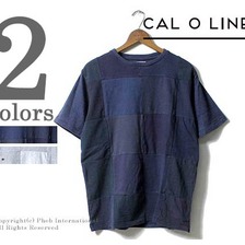 CAL O LINE パッチワーク Tシャツ リメイク CL171-086画像
