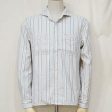 THE FLAT HEAD F-SCS-003L WIDE SPREAD DOBBY STRIPE画像