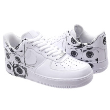 NIKE &times; SUPREME &times; COMME des GARCONS SHIRT AIR FORCE 1 '07/SUPREME/CDG WHITE/WHITE-WHITE 923044-100画像