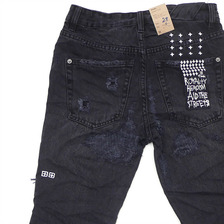 Ron Herman &times; ksubi AMERICANS DENIM PANTS BLACK画像