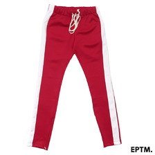 EPTM TECHNO TRACK PANTS REDxWHITE画像