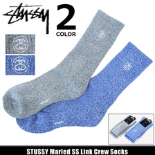 STUSSY Marled SS Link Crew Socks 138576画像