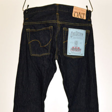 ONI DENIM 12.5oz Natural Indigo Lowtension Denim EURO Tight Straight ONI-707LWZR画像