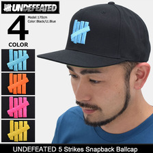 UNDEFEATED 5 Strikes Snapback Ballcap 531238画像