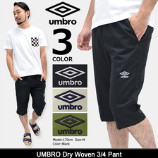 UMBRO Dry Woven 3/4 Pant UCS7751P画像