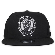 NEW ERA BOSTON CELTICS TEAM-BASIC SNAPBACK BLACKxWHITE FFNE2735224画像