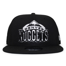 NEW ERA DENVER NUGGETS TEAM-BASIC SNAPBACK BLACKxWHITE FFNE2735237画像