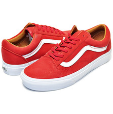 VANS OLD SKOOL PREMIUM LEATHER racing red/true white VN0A38G1MRV画像